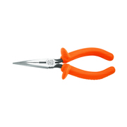 Klein Tools 6 7/8 in D203 Needle Nose Plier, Side Cutter Cushion Grip Handle D203-6-INS