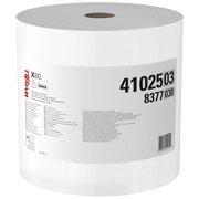 Kimberly-Clark Professional Dry Wipe Roll, X80, Jumbo Perforated Roll, Hydroknit, 12 1/2 in x 13 in, 475 Sheets, White 41025