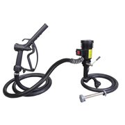 Groz Diesel and Oil Pump, Electric, 12V, 12VDC, 9.25 Max. Flow Rate , 0.43 HP, POM, 3/4" Hose Barb Inlet 45521