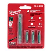 Milwaukee Tool Replacement Bit Set (4 PC) 48-22-2110