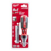 Milwaukee Tool 9-in-1 Square Drive Ratcheting Multi-bit Driver 48-22-2322