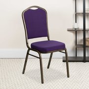 Flash Furniture Purple Fabric Banquet Chair 4-FD-C01-PUR-GV-GG