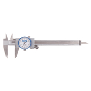 Fowler 0-6" White Machinist Grade Dial Caliper 520087060