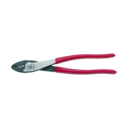 Klein Tools Crimper, Overall Length 9 3/4 in, Capacity 10 to 22 AWG, Red 1005