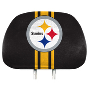 Fanmats NFL Pittsburgh Steelers Printed Headrest Cover Set 62025
