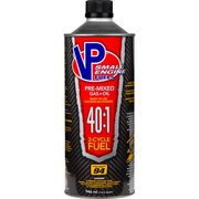Vp Racing Fuels Ethanol Free 40:1 2 Cycle Fuel, 1 qt., PK8 6298