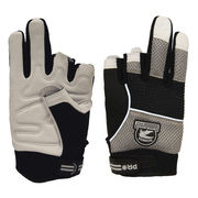 Gatorback Goat Skin Fingerless DuraGrip Work Gloves, Size: M 634-M