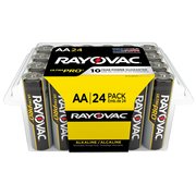 Rayovac UltraPro AA Alkaline Battery, 1.5V DC, 24 Pack ALAA24PP