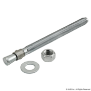 80/20 Wedge Anchor, 3/8" Dia., 127 mm L, Steel Zinc Plated 65-2903