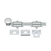 Deltana Surface Bolt, Heavy Duty Bright Chrome 8" 8SB26