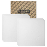 Genesis Stucco Pro Ceiling Tile, 24 in W x 24 in L, 12 PK 76000
