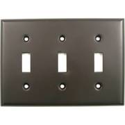 Rusticware Triple Switch Plate, Number of Gangs: 3 Oil Rubbed Bronze Finish 789ORB