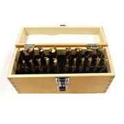 Hhip 20 Piece TiN Coated Single End Mill Set 8000-0020