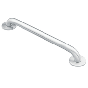 Moen 18" L, Concealed, Stainless Steel, Concealed Screw 18" Grab Bar Satin Stain, Satin Stainless Steel 8718