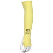 Mcr Safety Cut-Resistant Sleeve with Thumb Slot, Cut Pro, Kevlar, Cut Level A3, Yellow, 18 in L 9378T