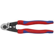 Knipex Wire Rope Shears, 7 1/2" Wire Rope Shear 95 62 190