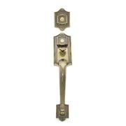 Weslock Colonial Exterior Dummy Handleset Antique Brass 01315-A--0020