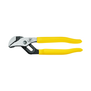Klein Tools 6 1/2 in Straight Jaw Tongue and Groove Plier Serrated, Plastic Grip D502-6