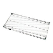 Quantum Storage Systems Wire Shelving Unit, 24"D x 72"W, Chrome 2472C