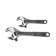 Crescent 2 Piece Wide Jaw Adjustable Wrench Set 6" & 10" ATWJ2610VS