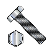 ZORO SELECT Grade 5, 1/2"-13 Hex Head Cap Screw, Zinc Plated Steel, 8-1/2 in L, 25 PK 50136BHT5