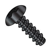 ZORO SELECT Self-Drilling Screw, #8-18 x 1/2 in, Black Oxide Steel Truss Head Phillips Drive, 10000 PK 0808BPTB