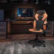 Flash Furniture Gaming Chair, Padded Flip-up, Orange CH-00095-OR-GG