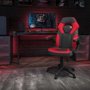 Flash Furniture Gaming Chair, Padded Flip-up, Red CH-00095-RED-GG