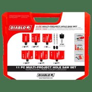 Diablo Large Diameter Hole Saw Set, 11 pcs. DHS11SLD