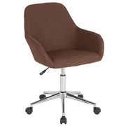 Flash Furniture Cortana Home and Office Mid-Back Chair, B DS-8012LB-BRN-F-GG
