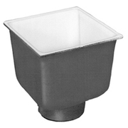 Zurn FD2378-NH3-H - 8" x 8" Acid Resisting Enamel Coated Floor Sink with 3" No-Hub Connection and 6" Sump Depth FD2378-NH3-H