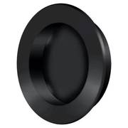 Deltana Round Flush Pull Flat Black 2-3/8" FP238U19