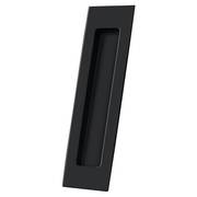 Deltana Flush Pull, Rectangular, Solid Brass, 7" X 1-7/8" X 3/8" Black FP7178U19