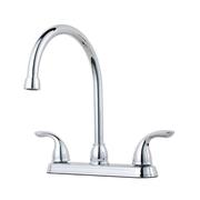 Pfister 8" Mount, Residential 3 Hole Series Two Handle High Arc Kitchen Fauce G136-2000