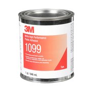 3M Plastic Adhesive, 1099 Series, Tan, 1 qt, Can 1099