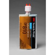 3M Epoxy Adhesive, DP810 Series, Gray, Pail, 12 PK, 1:01 Mix Ratio, 10 min Functional Cure 810