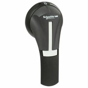 Schneider Electric External rotary handle, TeSys GS, black handle, front mounting, 2 positions I-O, NEMA 4-4X, for GS 30-400A UL GS2AH430