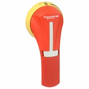 Schneider Electric External rotary handle, TeSys GS, red handle, front mounting, 2 positions I-O, NEMA 4-4X, for GS 30-400A UL GS2AH440