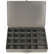 Disco Gray Finish Lrg Metal Tray 24 Hole W/a Catch 80382