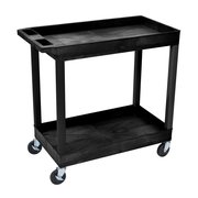 Luxor Luxor E Series Two Shelf Utility Cart LUXEC11