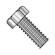 ZORO SELECT #8-32 x 1/2 in Hex Hex Machine Screw, Plain Steel, 5000 PK 0808MH188