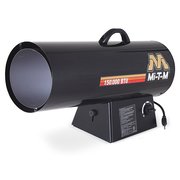 Mi-T-M Propane Forced Air, Portable Heater, Liquid Propane, 400 cfm, 8.7" Wx MH-0150-LM10