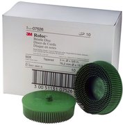 3M Scotch-Brite Roloc Bristle Discs 50 Grit Coarse Green, 3" MMM7526