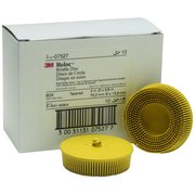 3M Scotch-Brite Roloc Bristle Discs 80 Grit Medium Yellow, 3" MMM7527