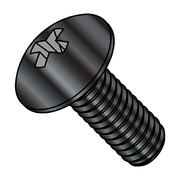 ZORO SELECT #6-32 x 3/8 in Phillips Truss Machine Screw, Black Oxide Steel, 10000 PK 0606MPTB