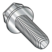 ZORO SELECT Thread Cutting Screw, M6-1.00 x 30 mm, Wax Stainless Steel Hex Head Hex Drive, 750 PK M630RW188