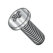 ZORO SELECT #10-32 x 3/8 in Phillips Pan Machine Screw, Plain Steel, 1000 PK MS51958-61