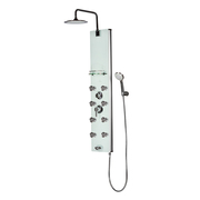 Pulse Showerspas White Glass Shower Panel-Lahaina Showerspa 1030