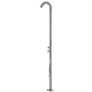Pulse Showerspas Outdoor Brushed Stainless Steel Shower System-Wave Outdoor Shower 1055-SSB
