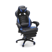 Respawn Reclining Gaming Chair/Footrest, Blue RSP-110-BLU